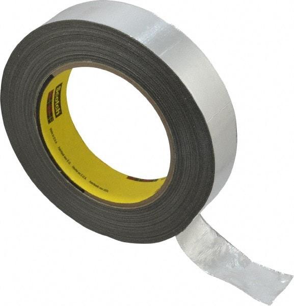 3M - 36 Yd Long x 1" Wide, Series 363, Silver Aluminum Tape - 7.3 mil Thick, 135 Lb/In Tensile Strength - Makers Industrial Supply