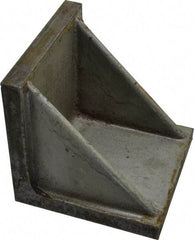 Interstate - 4" Wide x 4" Deep x 4" High Cast Iron Precision-Ground Angle Plate - Standard Plate, Flat Surface, Double Web, Single Plate - Makers Industrial Supply