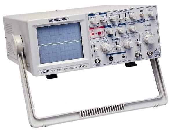 B&K Precision - 40 MHz, 2 Channel, Portable Oscilloscope - CRT Display - Makers Industrial Supply