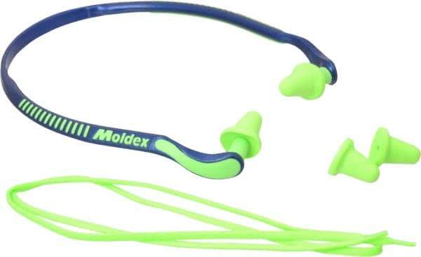 Moldex - Reusable, Banded, 25 dB Earplugs - Green - Makers Industrial Supply