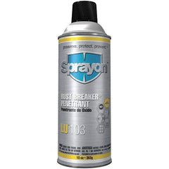 Sprayon - 10 oz Aerosol Penetrant - Light Amber, -20°F to 550°F, Food Grade - Makers Industrial Supply