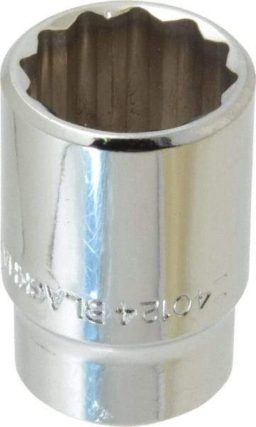 Blackhawk by Proto - 3/4", 1/2" Drive, Standard Hand Socket - 12 Points, 1-1/2" OAL, Chrome Finish - Makers Industrial Supply