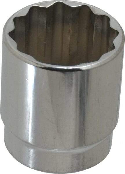 Blackhawk by Proto - 1-3/16", 1/2" Drive, Standard Hand Socket - 12 Points, 1-13/16" OAL - Makers Industrial Supply