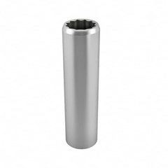 Blackhawk by Proto - 3/4", 1/2" Drive, Deep Hand Socket - 12 Points, 3-1/8" OAL, Chrome Finish - Makers Industrial Supply