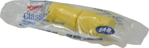 3M - Disposable, Uncorded, 29 dB, Barrel Earplugs - Yellow - Makers Industrial Supply