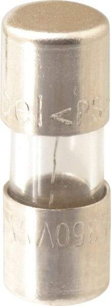 Ferraz Shawmut - 140 VDC, 350 VAC, 4 Amp, Fast-Acting Miniature Glass Fuse - Clip Mount, 15mm OAL, 10 at 125 V kA Rating, 5mm Diam - Makers Industrial Supply