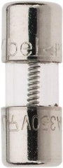 Ferraz Shawmut - 350 VAC, 3.5 Amp, Time Delay Miniature Glass Fuse - Clip Mount, 15mm OAL, 10 at 125 V kA Rating, 5mm Diam - Makers Industrial Supply