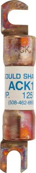 Ferraz Shawmut - 1 Amp Time Delay Round Forklift & Truck Fuse - 125VAC, 125VDC, 3.07" Long x 0.5" Wide, Bussman ACK1, Ferraz Shawmut ACK1 - Makers Industrial Supply