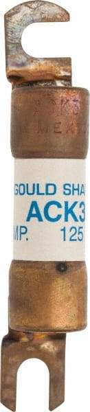 Ferraz Shawmut - 3 Amp Time Delay Round Forklift & Truck Fuse - 125VAC, 125VDC, 3.07" Long x 0.5" Wide, Bussman ACK3, Ferraz Shawmut ACK3 - Makers Industrial Supply