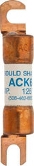 Ferraz Shawmut - 6 Amp Time Delay Round Forklift & Truck Fuse - 125VAC, 125VDC, 3.07" Long x 0.5" Wide, Bussman ACK6, Ferraz Shawmut ACK6 - Makers Industrial Supply