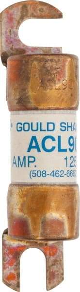 Ferraz Shawmut - 90 Amp General Purpose Round Forklift & Truck Fuse - 125VAC, 125VDC, 3.49" Long x 0.75" Wide, Bussman ACL90, Ferraz Shawmut ACL90 - Makers Industrial Supply