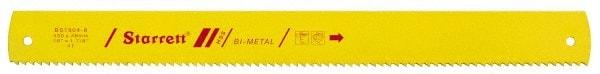 Starrett - 21" Long, 6 Teeth per Inch, Bi-Metal Power Hacksaw Blade - Toothed Edge, 1-7/8" Wide x 0.088" Thick - Makers Industrial Supply