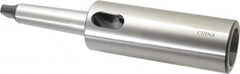 Interstate - MT5 Inside Morse Taper, MT4 Outside Morse Taper, Extension Morse Taper to Morse Taper - 11-7/8" OAL, Medium Carbon Steel, Soft with Hardened Tang - Exact Industrial Supply