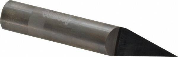 Accupro - 1/2 Inch Diameter, 3 Inch Overall Length, 5/8 Inch Split Length, Solid Carbide, Conical Point Split End Carbide Blank - Single End, 30° Point - Makers Industrial Supply