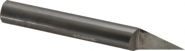 Accupro - 1/2 Inch Diameter, 4 Inch Overall Length, 5/8 Inch Split Length, Solid Carbide, Conical Point Split End Carbide Blank - Single End, 30° Point - Makers Industrial Supply