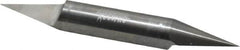 Accupro - 1/2 Inch Diameter, 4 Inch Overall Length, 5/8 Inch Split Length, Solid Carbide, Conical Point Split End Carbide Blank - Single End, 30° Point - Makers Industrial Supply