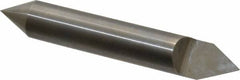 Accupro - 3/8 Inch Diameter, 2-1/2 Inch Overall Length, 1/2 Inch Split Length, Solid Carbide, Conical Point Split End Carbide Blank - Single End, 60° Point - Makers Industrial Supply