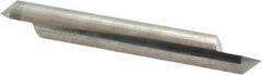 Accupro - 1/2 Inch Diameter, 4 Inch Overall Length, 5/8 Inch Split Length, Solid Carbide, Conical Point Split End Carbide Blank - Single End, 90° Point - Makers Industrial Supply