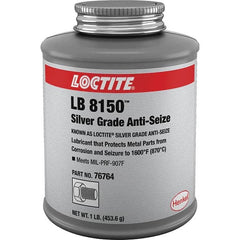 Loctite - 1 Lb Can High Temperature Anti-Seize Lubricant - Silver Colored, 1,600°F, Silver Colored, Water Resistant - Makers Industrial Supply