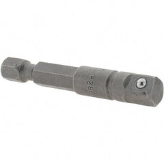 Apex - 1/4" Square Size Hex to Square Extension - 1/4" Hex Drive, 2" OAL - Makers Industrial Supply