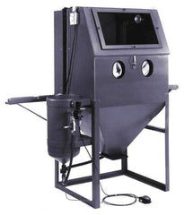 Econoline - 84" Wide x 76" High x 32" Deep Sandblasting Cabinet - Working Dimensions 36" Wide x 36" High x 30" Deep - Makers Industrial Supply