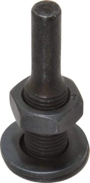 Weiler - 3/8" Arbor Hole to 1/4" Shank Diam Drive Arbor - For 3" Small Diam Wheel Brushes - Makers Industrial Supply