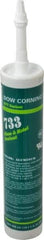 Dow Corning - 10.1 oz Cartridge Silver RTV Silicone Joint Sealant - -70 to 350°F Operating Temp, 15 min Tack Free Dry Time, 24 hr Full Cure Time, Series 733 - Makers Industrial Supply