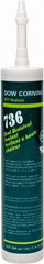 Dow Corning - 10.1 oz Cartridge Red RTV Silicone Joint Sealant - -85 to 500°F Operating Temp, 17 min Tack Free Dry Time, 24 hr Full Cure Time, Series 736 - Makers Industrial Supply