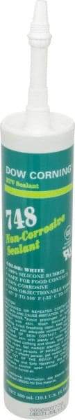 Dow Corning - 10.1 oz Tube Off-White RTV Silicone Joint Sealant - -67 to 350°F Operating Temp, 30 min Tack Free Dry Time, 36 hr Full Cure Time, Series 748 - Makers Industrial Supply