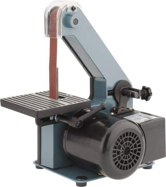 Enco - 30 Inch Long x 1 Inch Wide Belt Sanding Machine - 1/4 Hp, Single Phase - Makers Industrial Supply