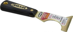 Hyde Tools - 2-1/2" Wide Brass Taping Knife - Stiff, Nylon Handle, 7-1/4" OAL - Makers Industrial Supply