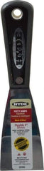 Hyde Tools - 2" Wide Steel Putty Knife - Flexible, Nylon Handle, 7-3/4" OAL - Makers Industrial Supply