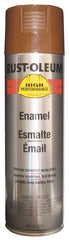 Rust-Oleum - Chestnut Brown, 15 oz Net Fill, Gloss, Enamel Spray Paint - 14 Sq Ft per Can, 15 oz Container, Use on Rust Proof Paint - Makers Industrial Supply