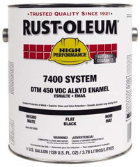 Rust-Oleum - 1 Gal Yellow (Old Caterpillar) Gloss Finish Industrial Enamel Paint - Interior/Exterior, Direct to Metal, <450 gL VOC Compliance - Makers Industrial Supply