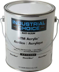 Rust-Oleum - 1 Gal Alumi-NON Semi Gloss Finish Alkyd Enamel Paint - Interior/Exterior, Direct to Metal, <250 gL VOC Compliance - Makers Industrial Supply