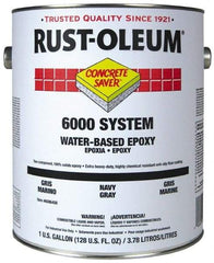 Rust-Oleum - 1 Gal High Gloss Navy Gray Water-Based Epoxy - 200 to 350 Sq Ft/Gal Coverage, <250 g/L VOC Content - Makers Industrial Supply