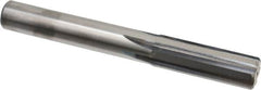 M.A. Ford - 1/2" Solid Carbide 6 Flute Chucking Reamer - Straight Flute, 0.47" Straight Shank, 1-1/2" Flute Length, 4" OAL - Makers Industrial Supply