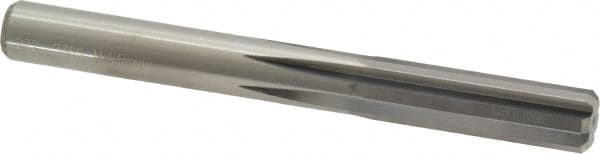 M.A. Ford - 3/8" Solid Carbide 6 Flute Chucking Reamer - Straight Flute, 0.363" Straight Shank, 1-1/4" Flute Length, 3-1/2" OAL - Makers Industrial Supply