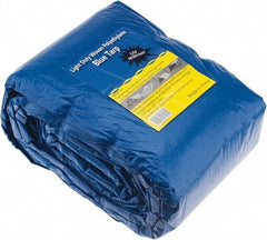 Value Collection - 60' Long x 40' Wide Polyethylene Tarp & Dust Cover - Blue - Makers Industrial Supply