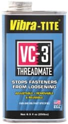 Vibra-Tite - 8.5 oz Can, Red, Low Strength Threadlocker - Series VC-3, 24 hr Full Cure Time, Hand Tool, Heat Removal - Makers Industrial Supply