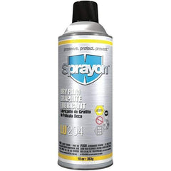 Sprayon - 10 oz Aerosol Dry Graphite Penetrant/Lubricant - Black, -40°F to 850°F, Food Grade - Makers Industrial Supply