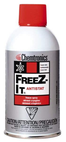 Chemtronics - 10 Ounce Aerosol Antistatic Spray - Nonflammable, Plastic Safe - Makers Industrial Supply