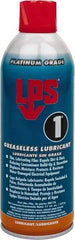 LPS - 16 oz Aerosol Dry Film Penetrant/Lubricant - Clear Yellow, Food Grade - Makers Industrial Supply