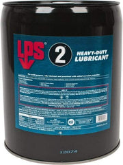 LPS - 5 Gal Pail Nondrying Film Lubricant - Clear Amber, Food Grade - Makers Industrial Supply