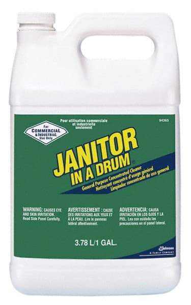 Janitor In A Drum - 1 Gallon, Citrus Scent, All Purpose Cleaner - Comes in Bottle - Makers Industrial Supply