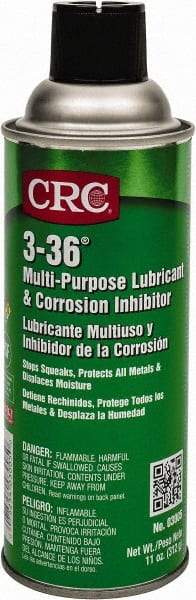 CRC - 11 oz Aerosol Nondrying Film Penetrant/Lubricant - Blue/Green & Clear, -50°F to 250°F, Food Grade - Makers Industrial Supply