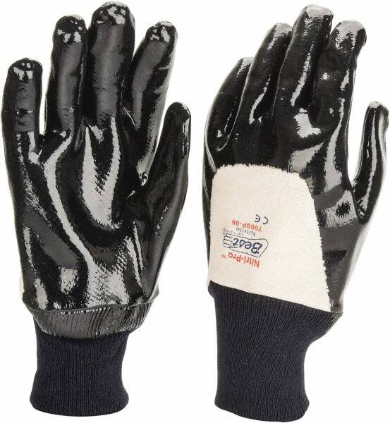 SHOWA - Size M (9) Nitrile Coated Jersey General Protection Work Gloves - Makers Industrial Supply