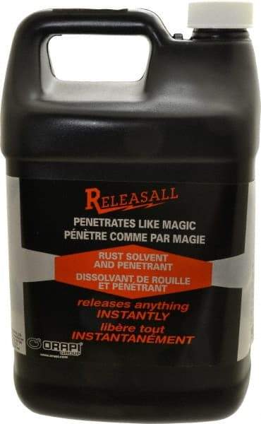 Releasall - 1 Gal Rust Solvent/Penetrant - Comes in Bottle - Makers Industrial Supply