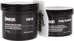 Devcon - 1 Lb Pail Two Part Epoxy - 60 min Working Time, 2,600 psi Shear Strength - Makers Industrial Supply