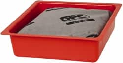 Brady SPC Sorbents - 3 Quart Capacity, 10 Inch Long x 10 Inch Wide, Plastic Drip Pan - Makers Industrial Supply